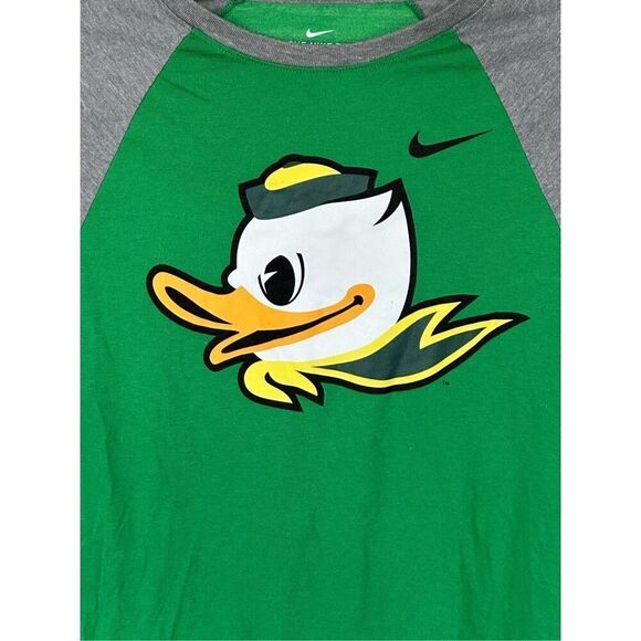 Oregon Ducks Nike half-length sleeve t-shirt Womens S Green collegiate‎ sporty - Picture 2 of 6